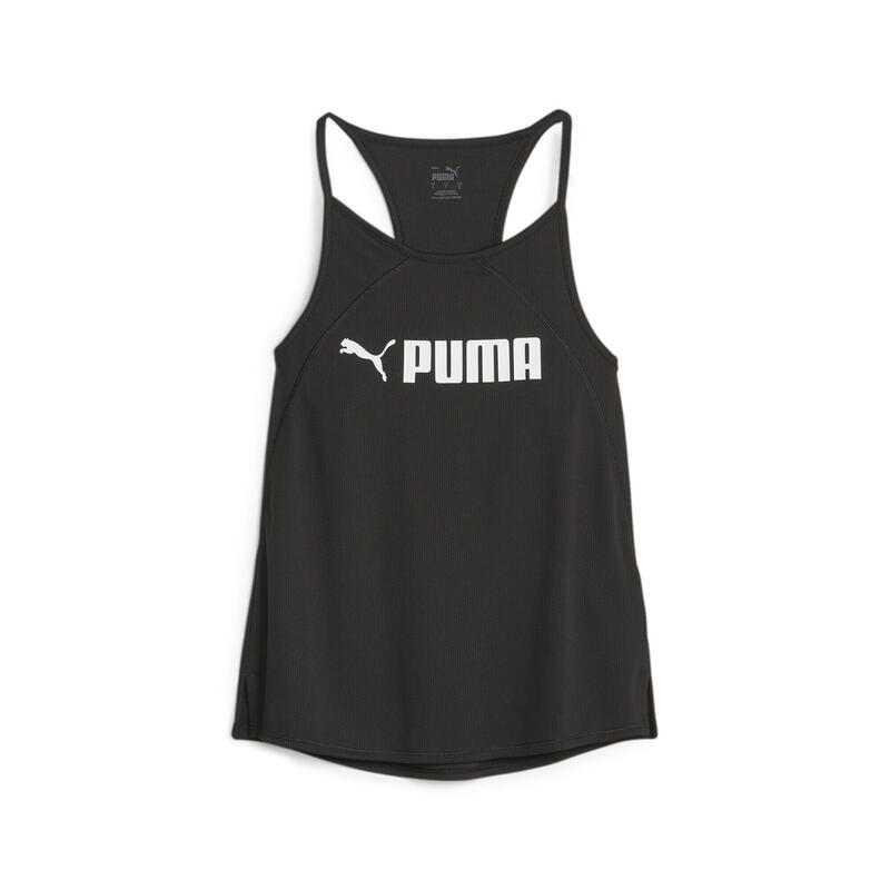 PUMA Feminino PUMA FIT ULTRABREATHE Tank Top - PUMA Preto-PUMA Branco