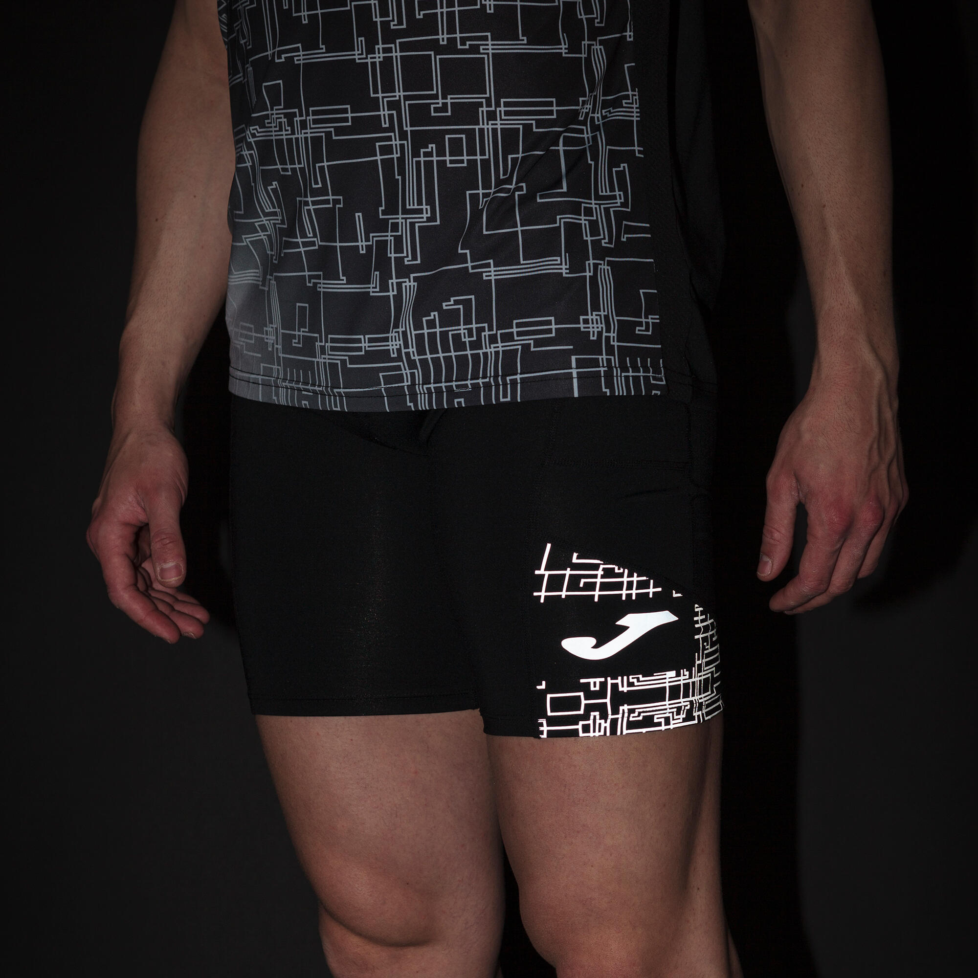 Legginsy do biegania dla chłopców Joma Elite VIII krótkie 2/5