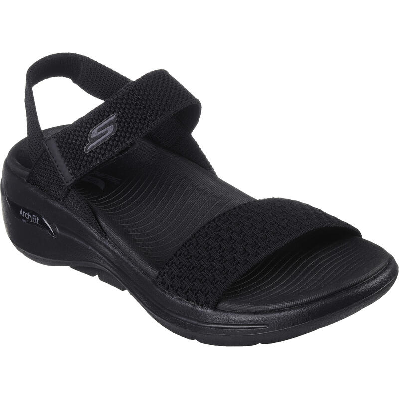 Sandalen Skechers Go Walk Arch Fit San, Zwart, Dames
