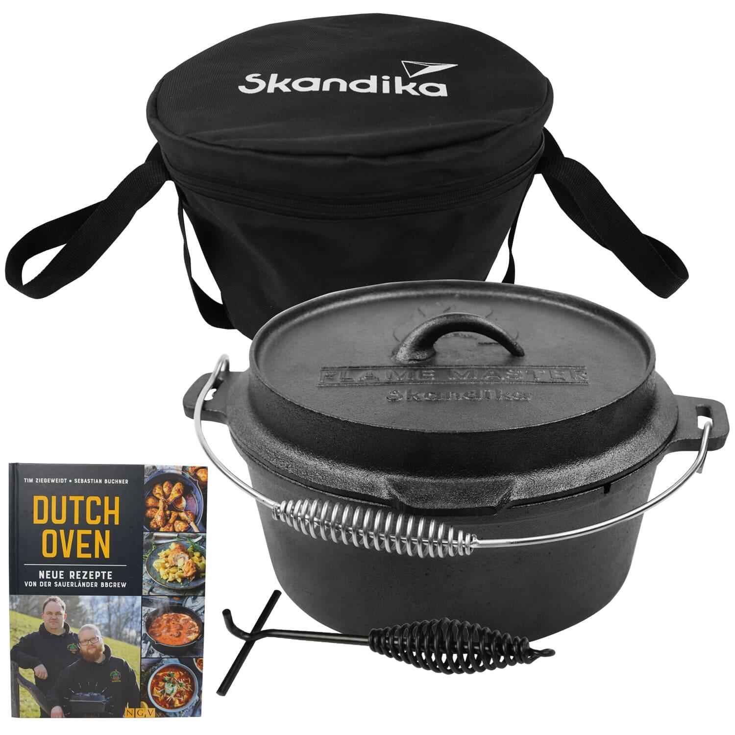 Dutch oven flame master 5,1 l - fogão em ferro fundido esmaltado