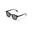 Zonnebril voor mannen en vrouwen gepolariseerd zwart donker -  WALL RAW