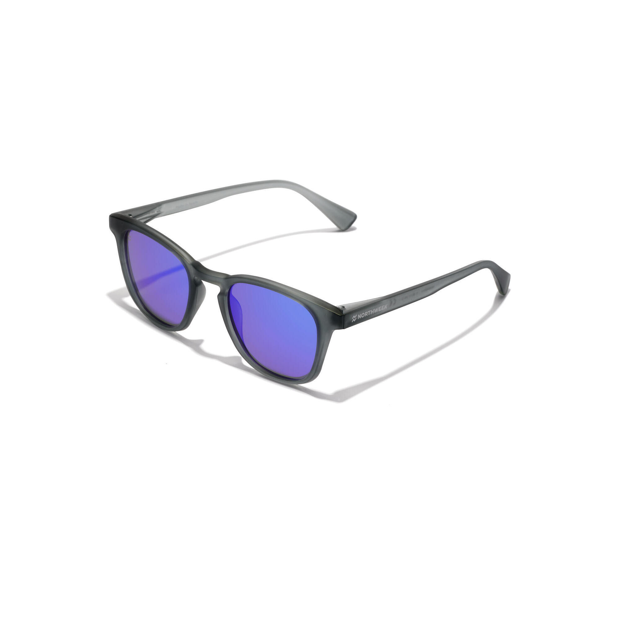 Northweek - Lunettes De Soleil Pour Hommes Et Femmes Polarisé Le Ciel Gris -  Wall Raw - Lunettes De Soleil - Bleu|gris - Taille Unique - Decathlon