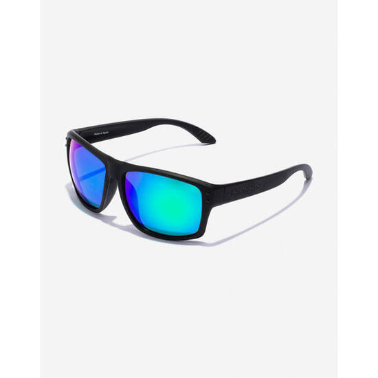 Lunettes de soleil pour hommes et femmes polarisés noirs émeraude - BOLD RAW