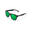 Zonnebrillen voor mannen en vrouwen gepolariseerd glans zwart groen -  REGULAR