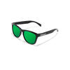 Zonnebrillen voor mannen en vrouwen gepolariseerd glans zwart groen -  REGULAR