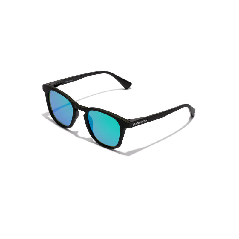 NORTHWEEK - Gafas de Sol para Hombre y Mujer POLARIZED BLACK EMERALD - WALL RAW