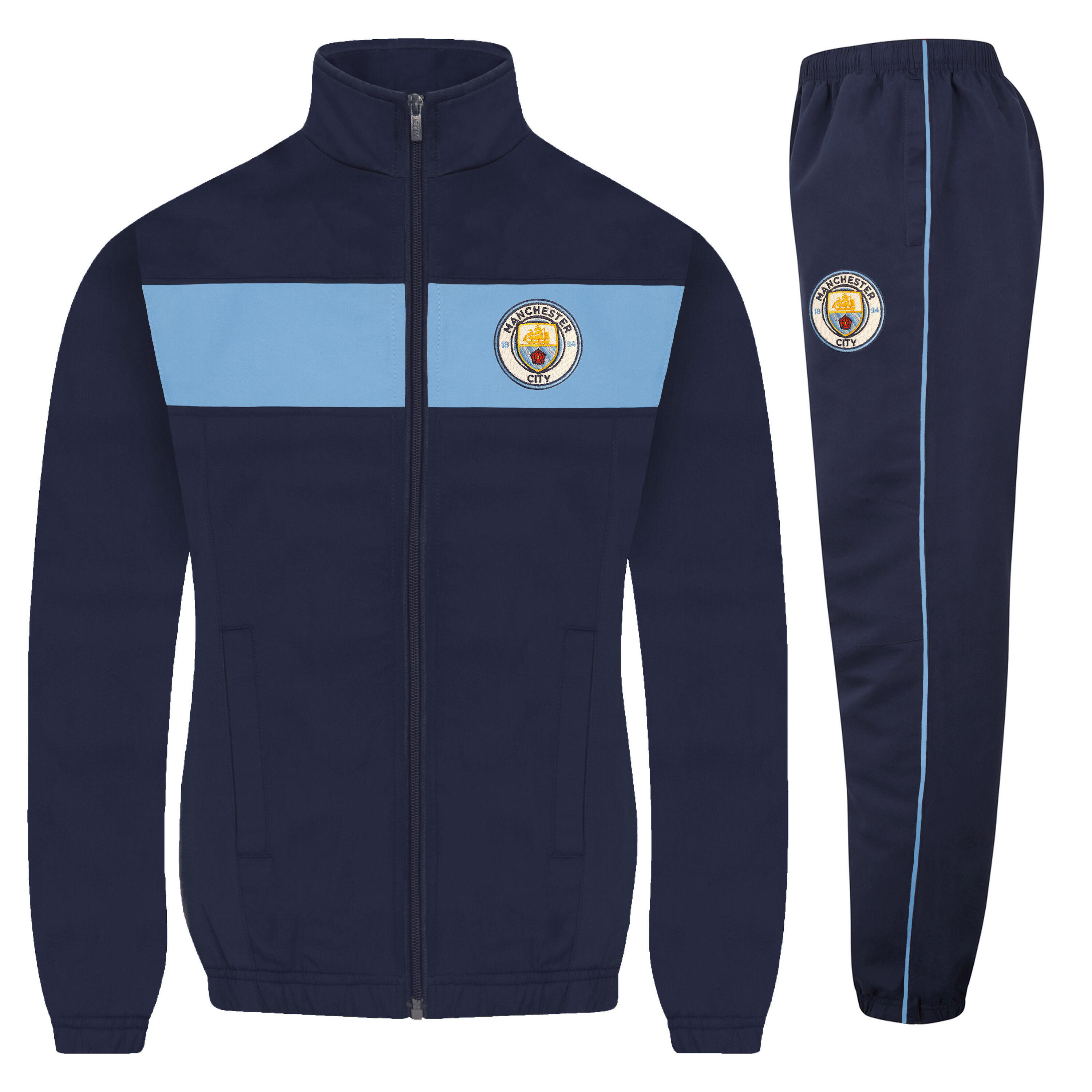 navy blue / cornflower blue