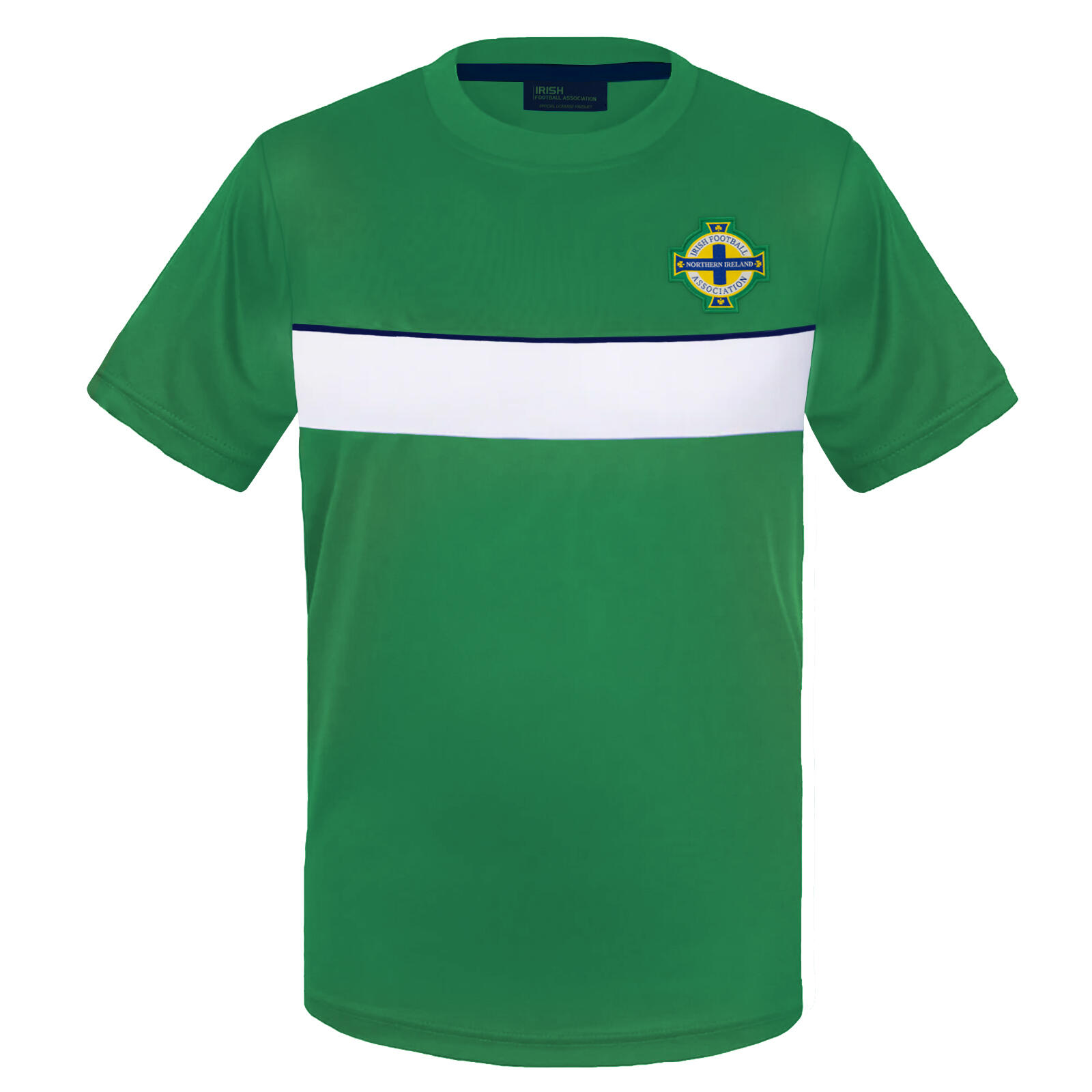 IRISH FOOTBALL ASSOCIATION Northern Ireland Mens T-Shirt Poly Tech Training Kit OFFICIAL Football Gift