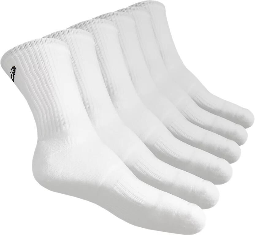 ASICS CREW chaussettes de sport blanches 6 paires 2/2
