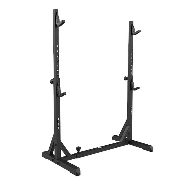 Rack de musculação ajustável para agachamentos bodytone hbc08.