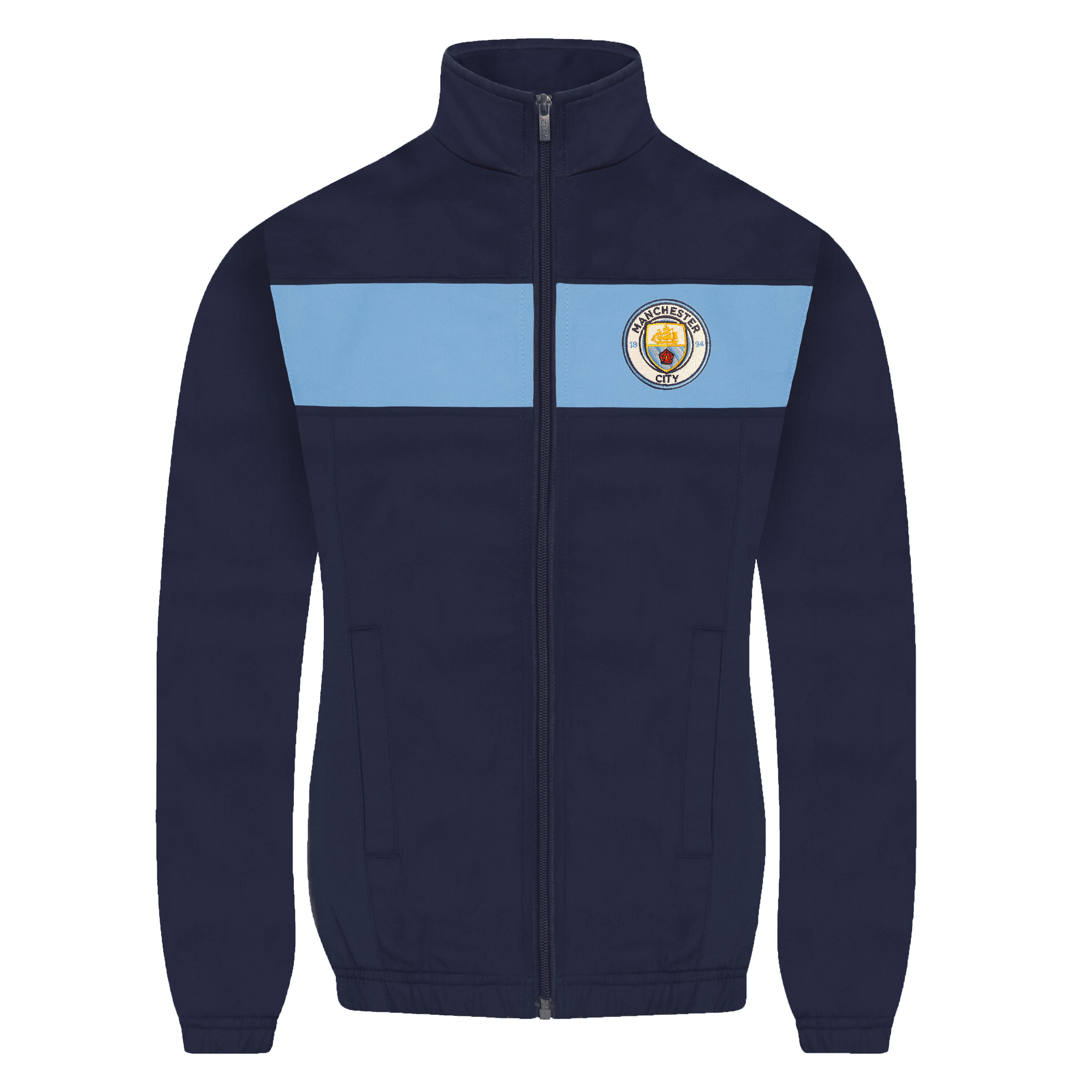 Manchester City Boys Tracksuit Jacket & Pants Set Kids OFFICIAL Football Gift 2/6