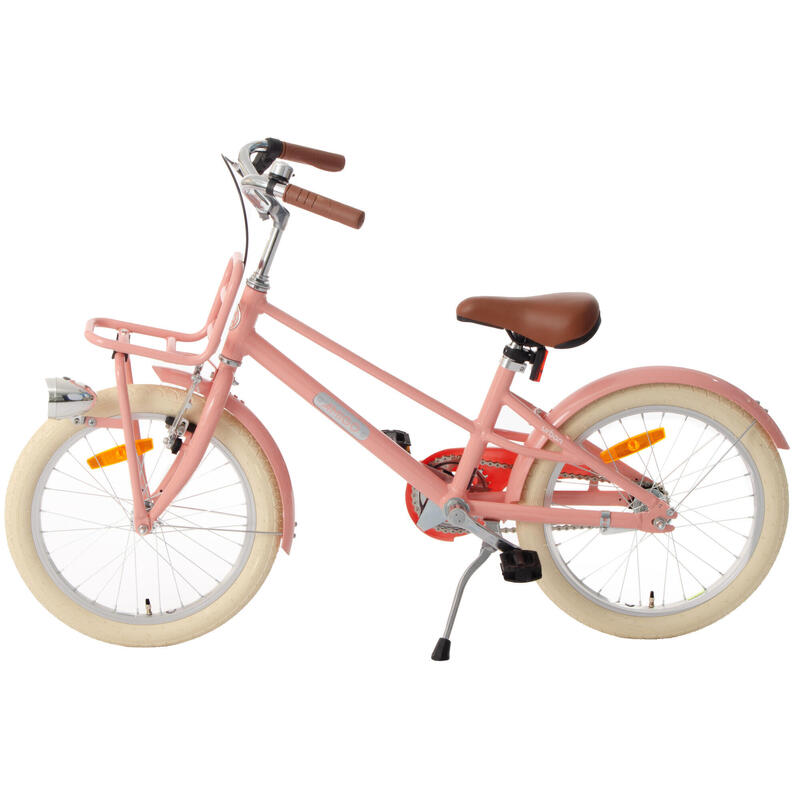 AMIGO Vélo fille Urban 18 Pouces 27 cm Fille Frein à rétropédalage Saumon