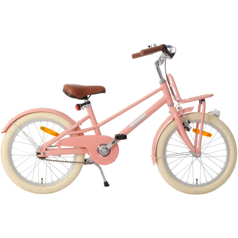 AMIGO Vélo fille Urban 18 Pouces 27 cm Fille Frein à rétropédalage Saumon