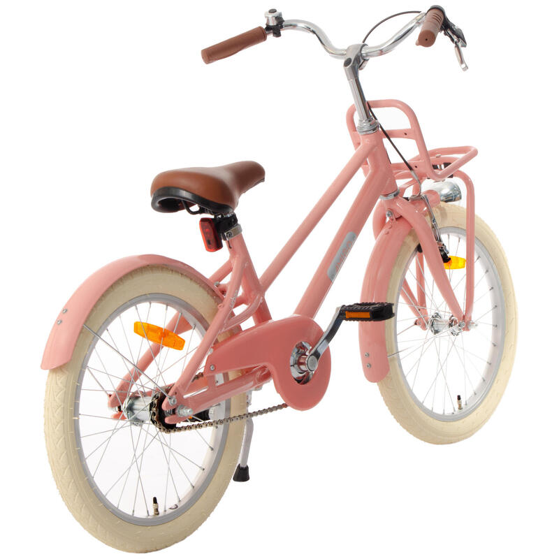 AMIGO Vélo fille Urban 18 Pouces 27 cm Fille Frein à rétropédalage Saumon