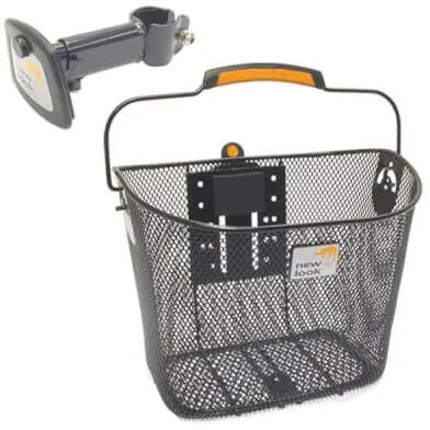 Cestino bici Toscana Smartlock rimovibile 19 L in acciaio, nero. 2/4