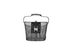 Cestino bici Toscana Smartlock rimovibile 19 L in acciaio, nero. 3/4