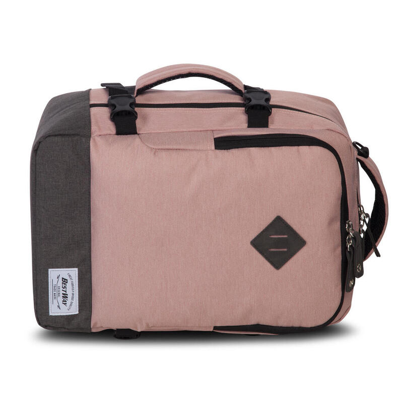 Sac à dos de voyage 18 litres Polyester rose