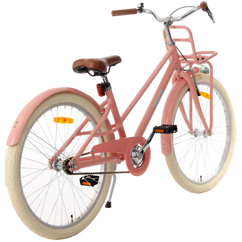 AMIGO Vélo fille Urban 24 Pouces 35 cm Fille Frein à rétropédalage Saumon