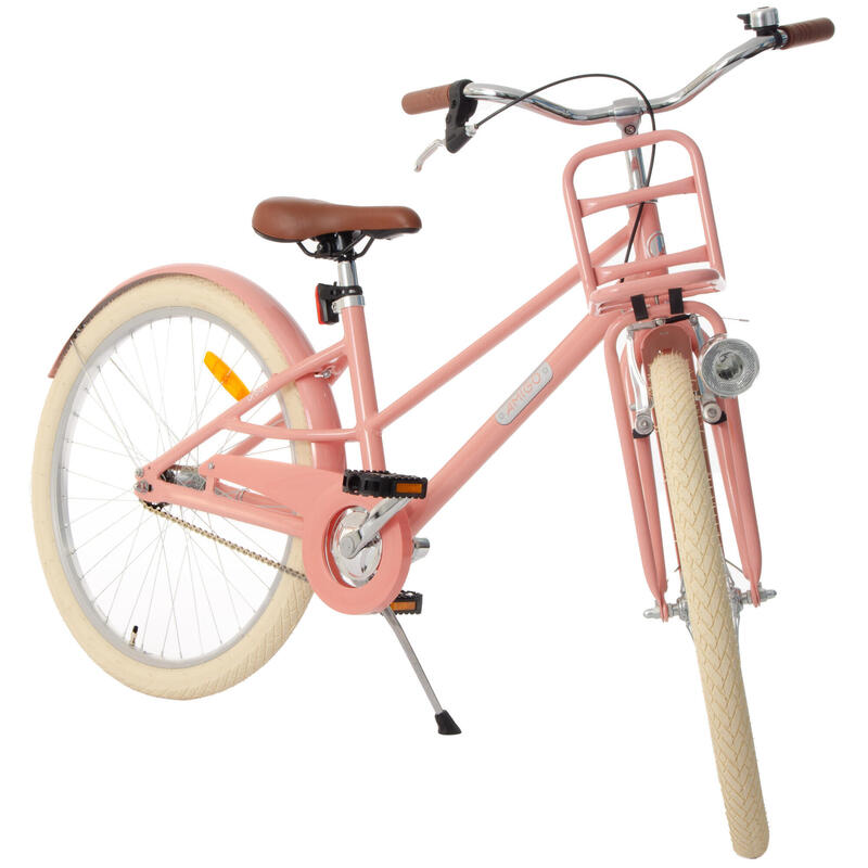 AMIGO Vélo fille Urban 24 Pouces 35 cm Fille Frein à rétropédalage Saumon