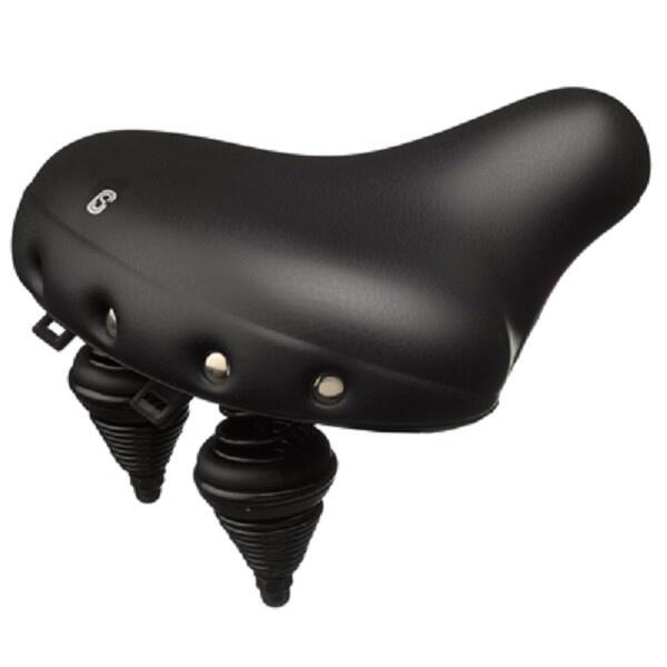 Selle selle city bike Comfort noir 27,7 x 24 cm