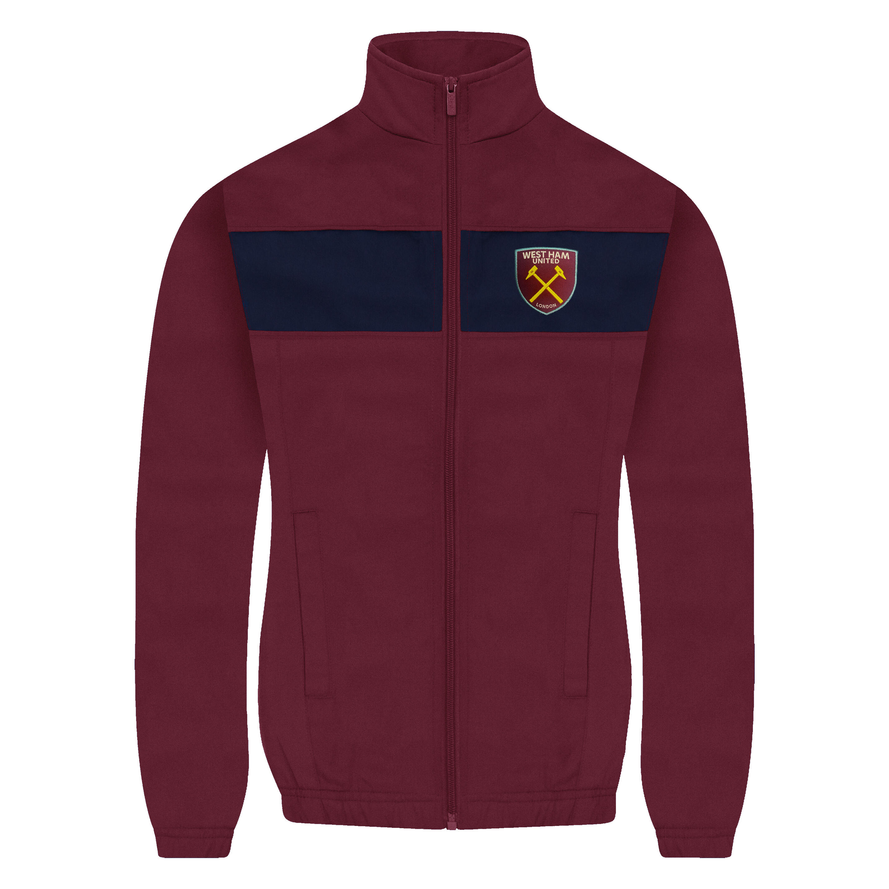 West Ham United Boys Tracksuit Jacket Pants Set Kids OFFICIAL Football Gift