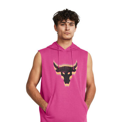 Under armour project q2 payoff fleece hd trainings-t-shirt voor heren