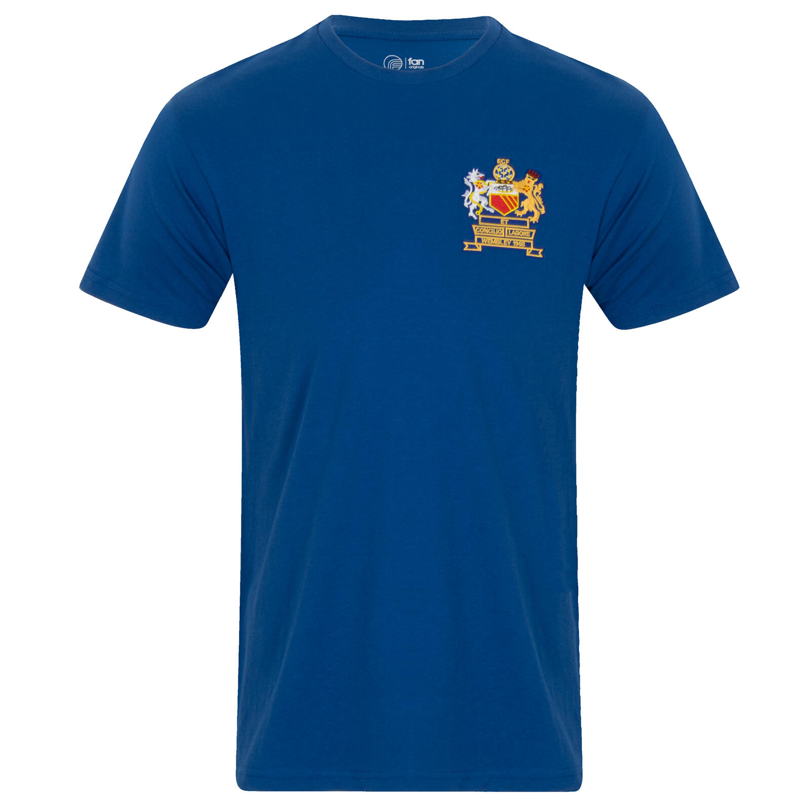 FAN ORIGINALS Fan Originals Manchester T-Shirt Mens 1968 European Colours Blue