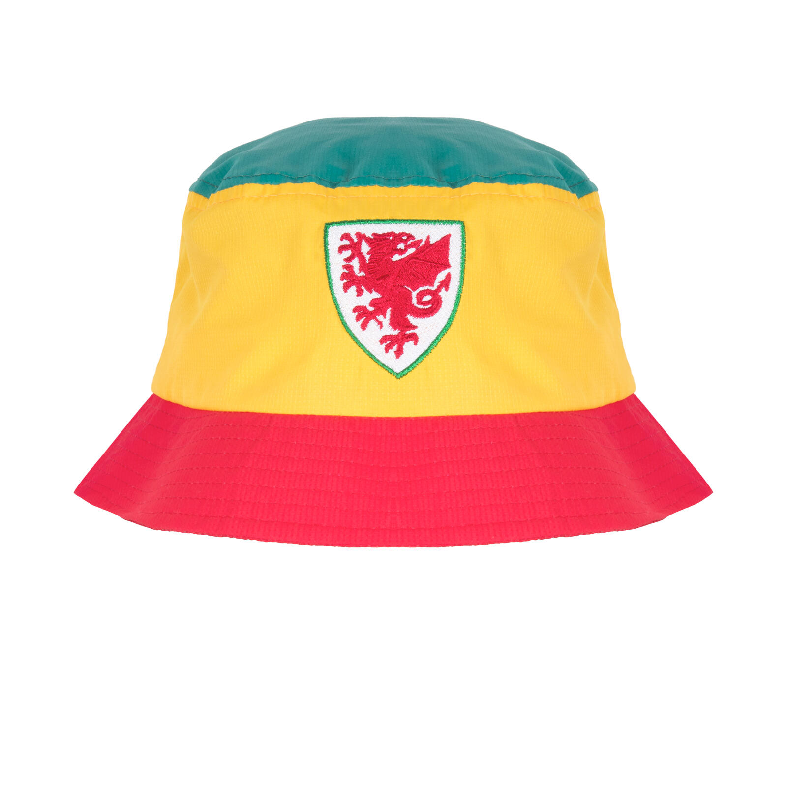 FA WALES FA Wales Bucket Hat FAW Official Football Gift Red Yellow Green
