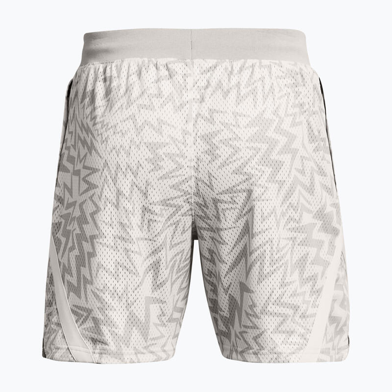 Șort baschet bărbați Curry Mesh Short alb
