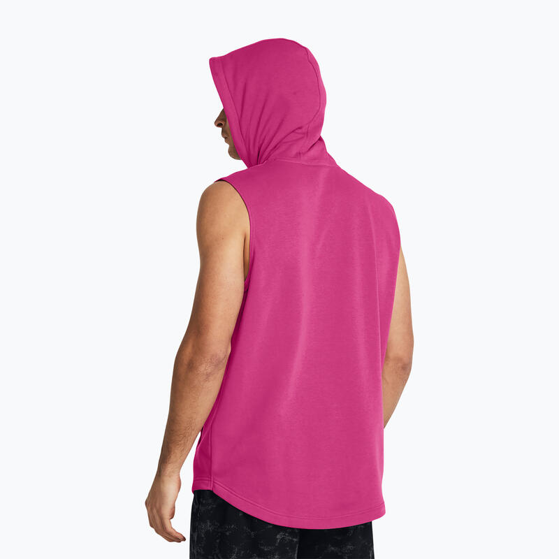 Tricou de antrenament pentru bărbați Under Armour Project Q2 Payoff Fleece HD