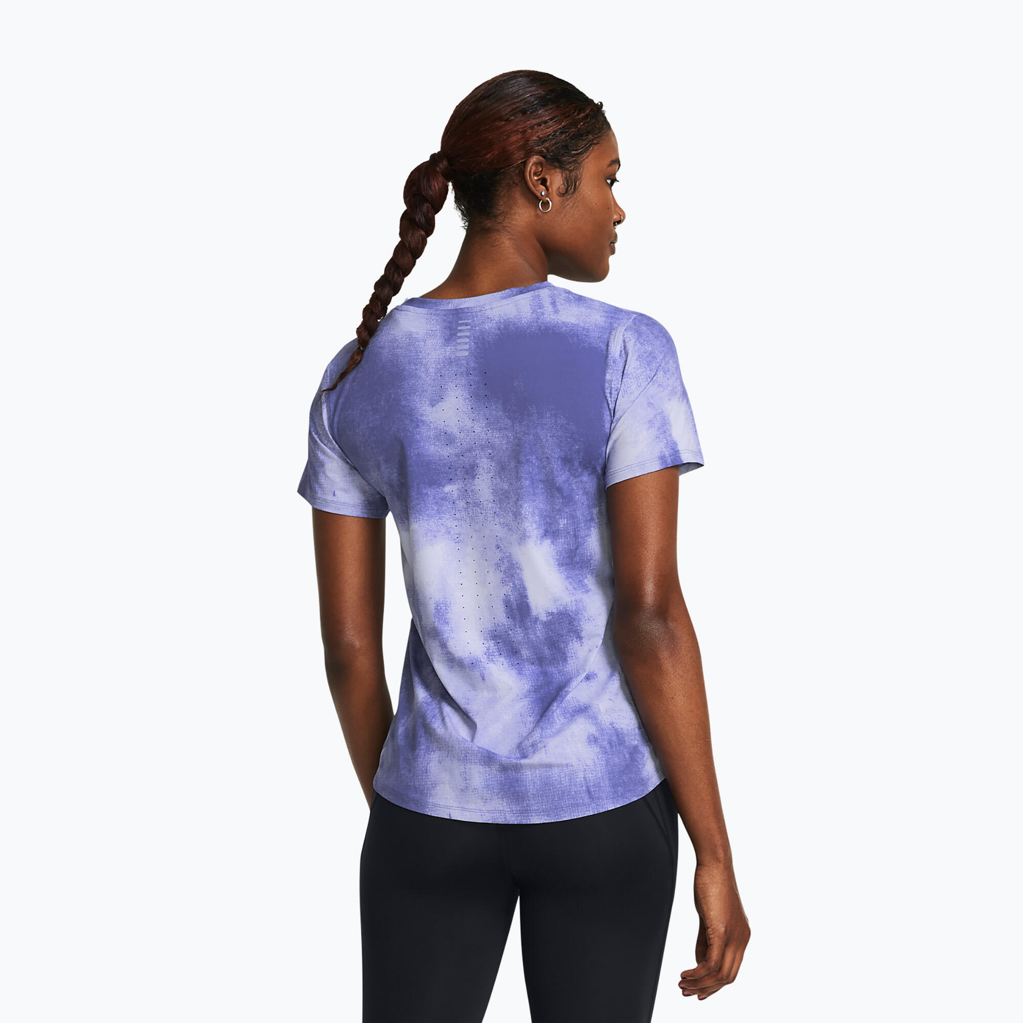 Womens/Ladies Launch Elite Printed TShirt (Purple) 2/5