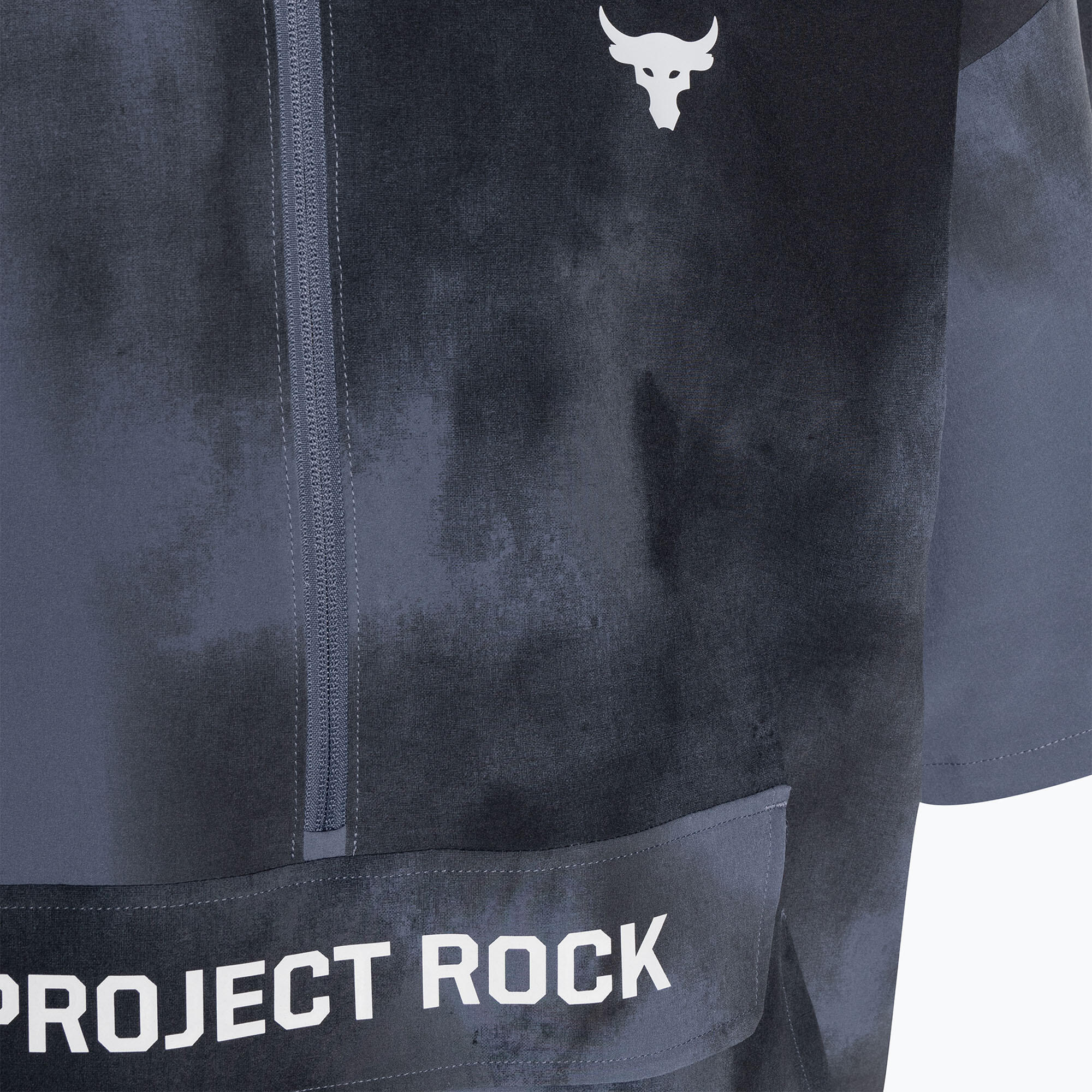 Under Armour Project Rock Warm Up trainingsjack voor heren met capuchon 3/4