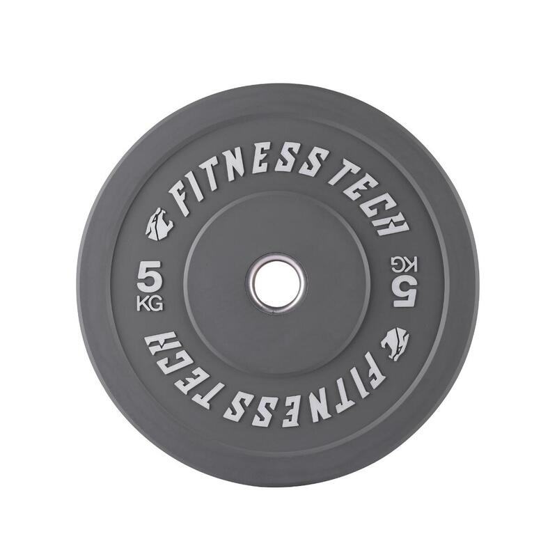 Juego de 150kg Discos Bumper Plate Musculación Fitness Tech Colores