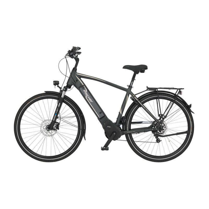 FISCHER Herren Trekking E-Bike VIATOR 5.0i grau 28 Zoll RH 50 cm 504 Wh