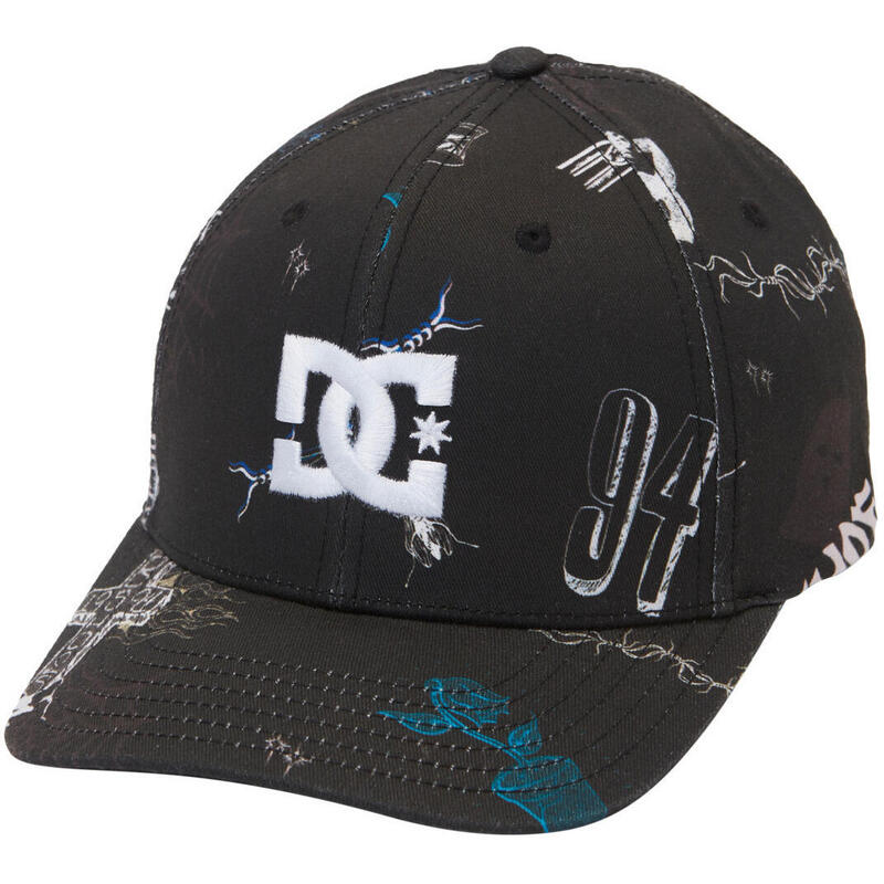 Casquette DC Shoes Cap Star Stretch Fit Hat, Noir, Unisexe