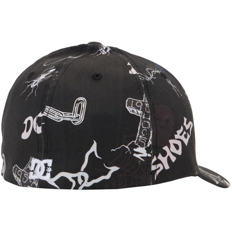 Casquette DC Shoes Cap Star Stretch Fit Hat, Noir, Unisexe