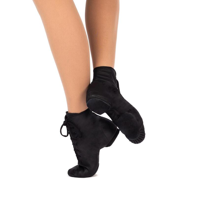 GALLA - Botas de baile de jazz de piel de vaca