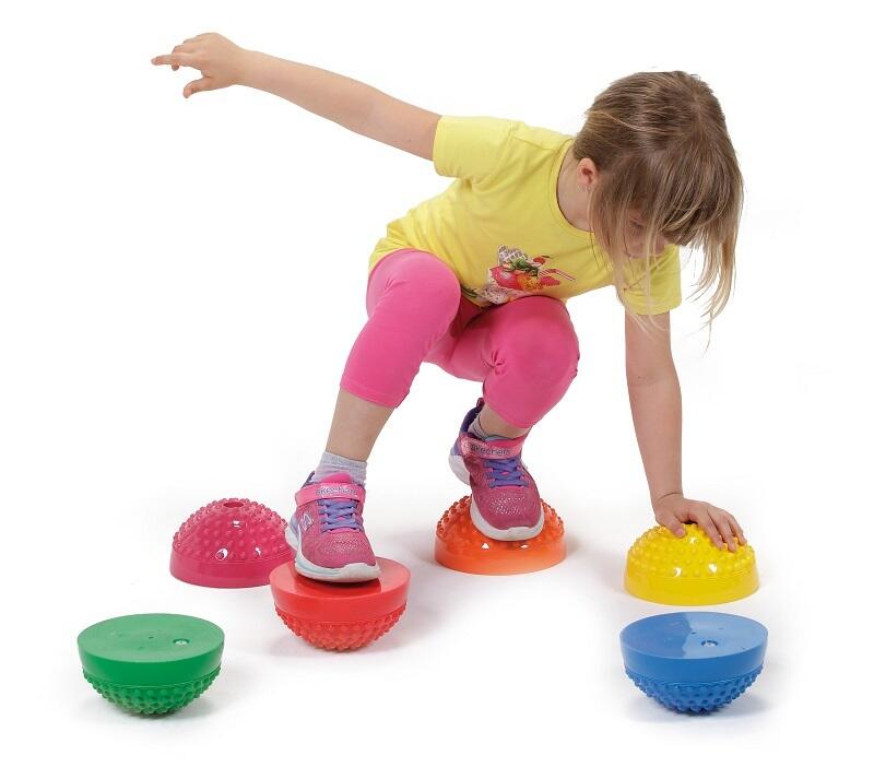 Gymnic Multiactiv Stones półkule sensoryczne (6 szt.) 6/7