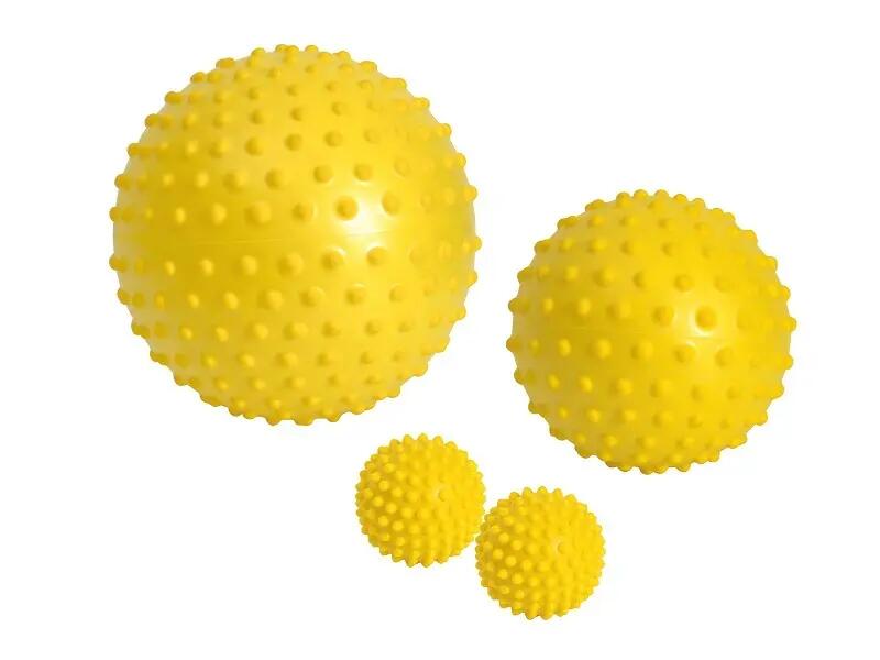 Gymnic Sensyball Palla sensoriale con rilievi Ø 10 cm gialla 1/7