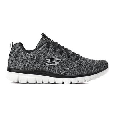 Zapatillas mujer Skechers Graceful Twisted Fortune Negro