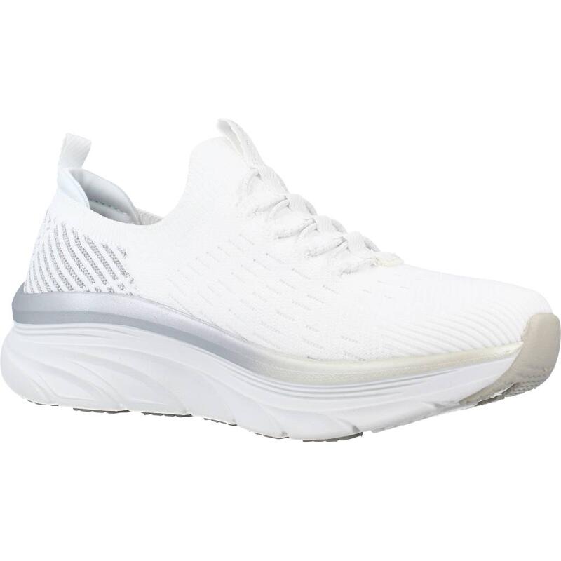 Zapatillas mujer Skechers Dlux Walker Let It Glow Blanco