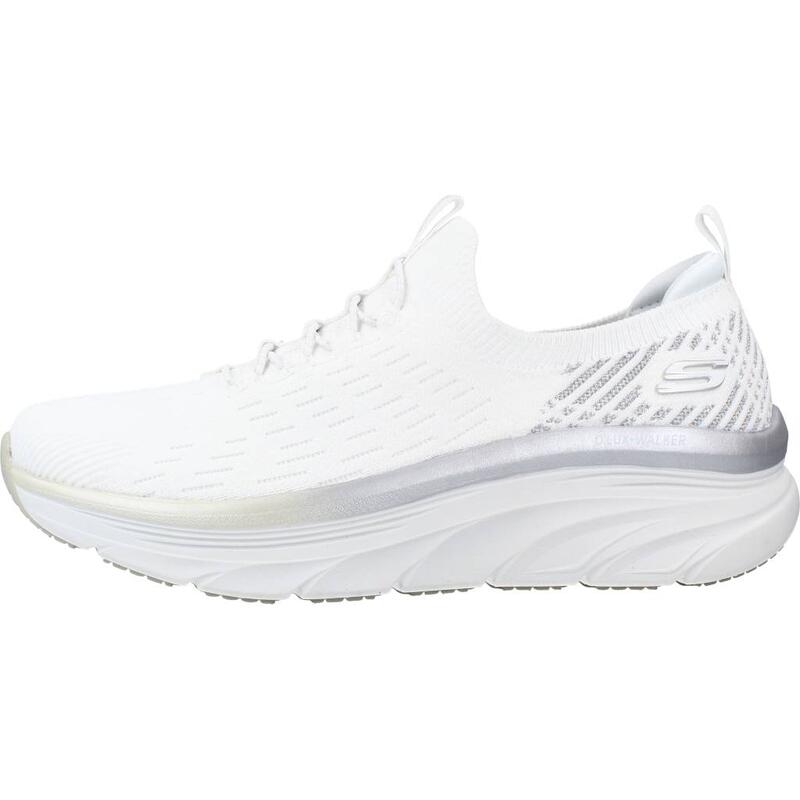 Zapatillas mujer Skechers Dlux Walker Let It Glow Blanco