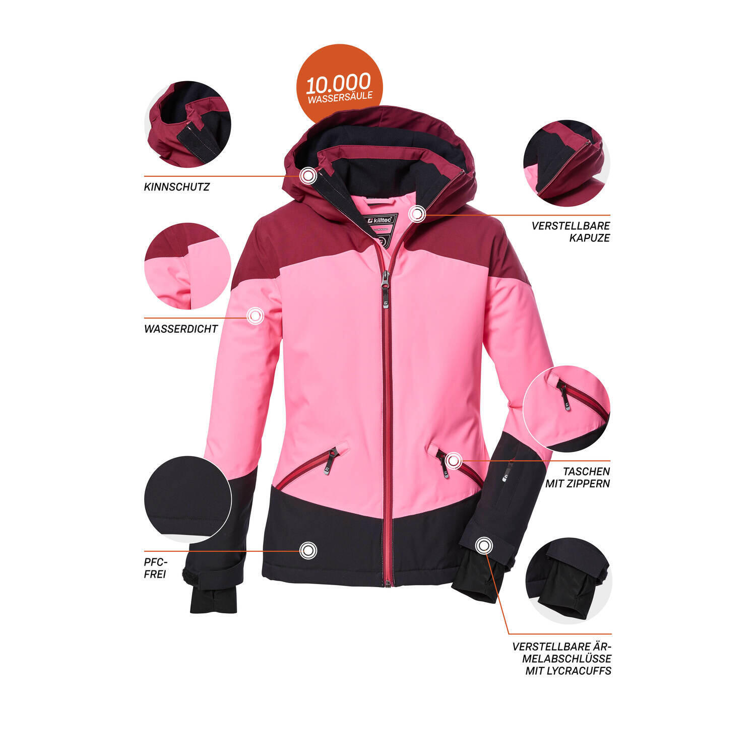 Kinder, Mädchen Skijacke KSW 151 6/6