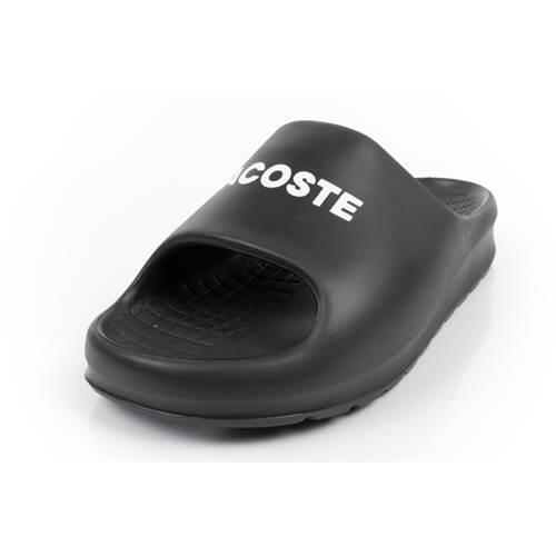 Claquettes Lacoste Modèle Serve Slide 2.0 Synthetic Couleur Noir 4/5