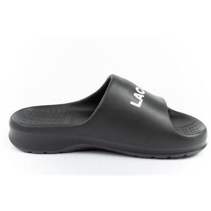 Claquettes Lacoste Modèle Serve Slide 2.0 Synthetic Couleur Noir
