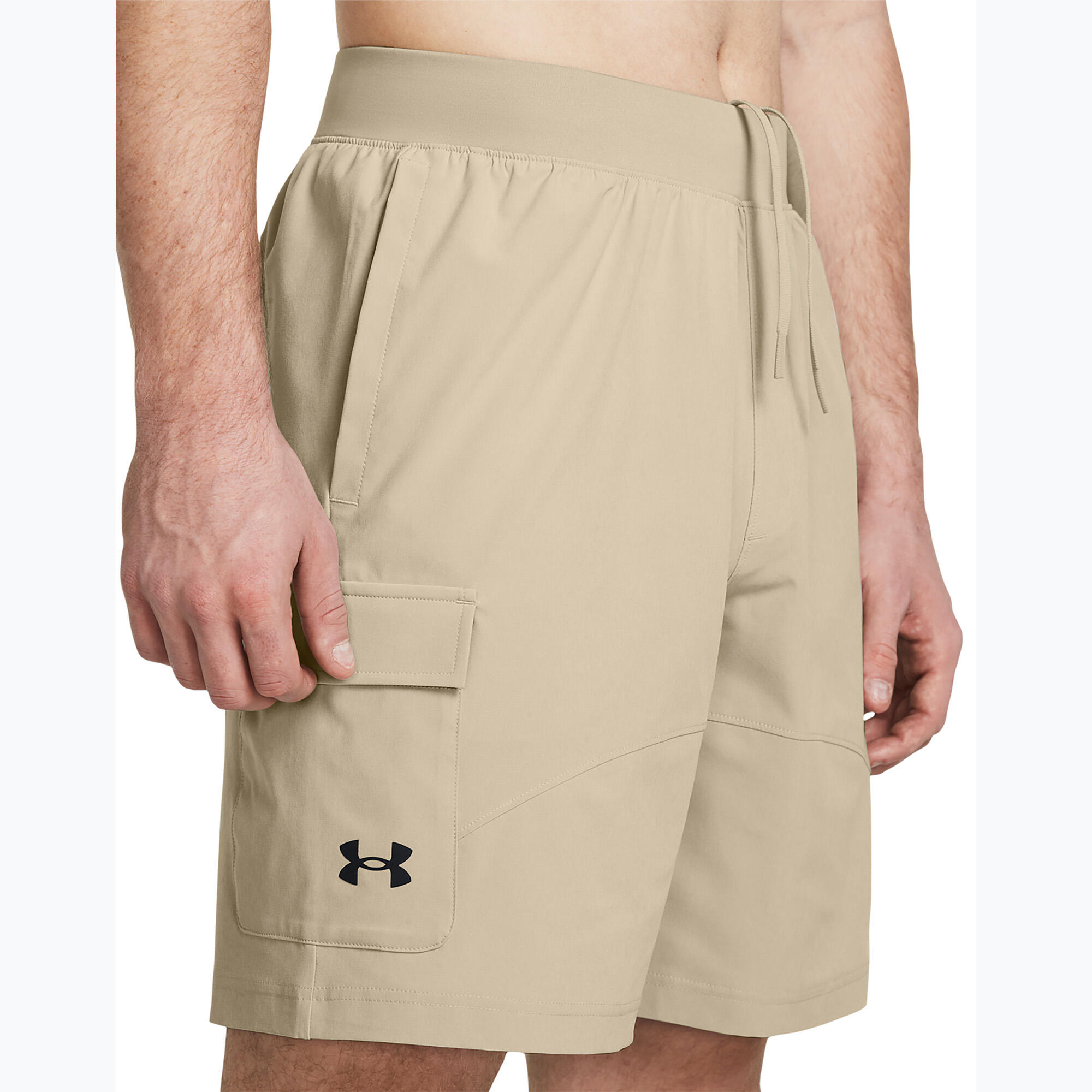 Pantaloncini da allenamento da uomo Under Armour Stretch Woven Cargo 4/5