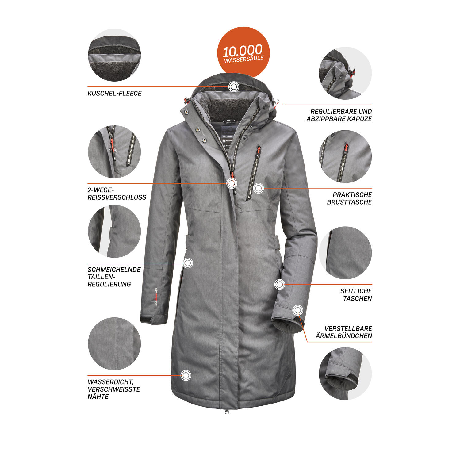 Damen Parka Alisi 4/4