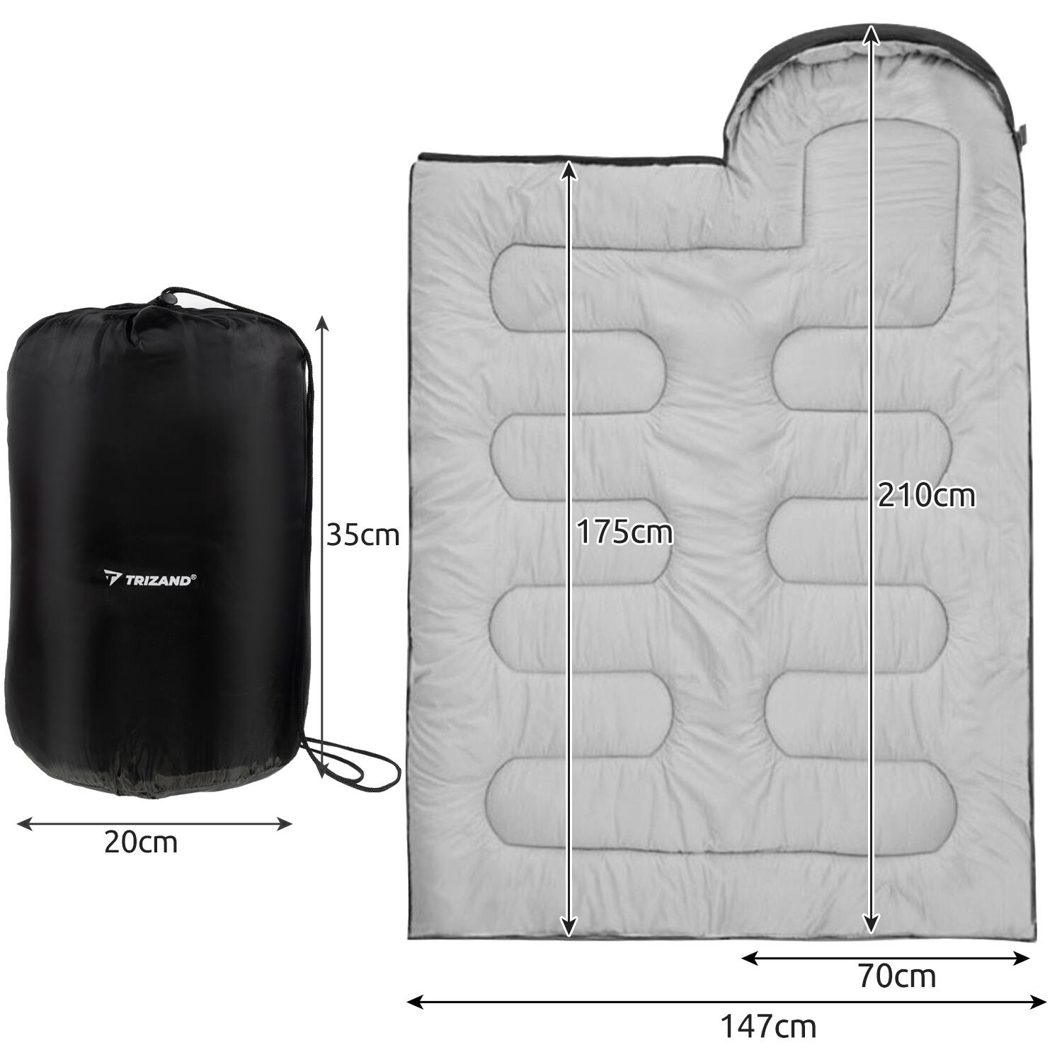 Schlafsack 2v1 DECO 2/7