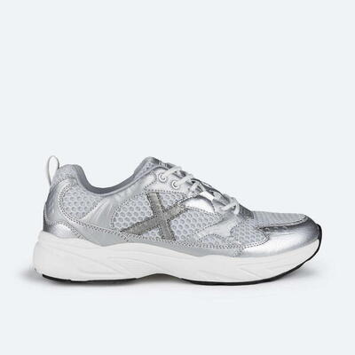 Sneakers munich model runar kleur zilver