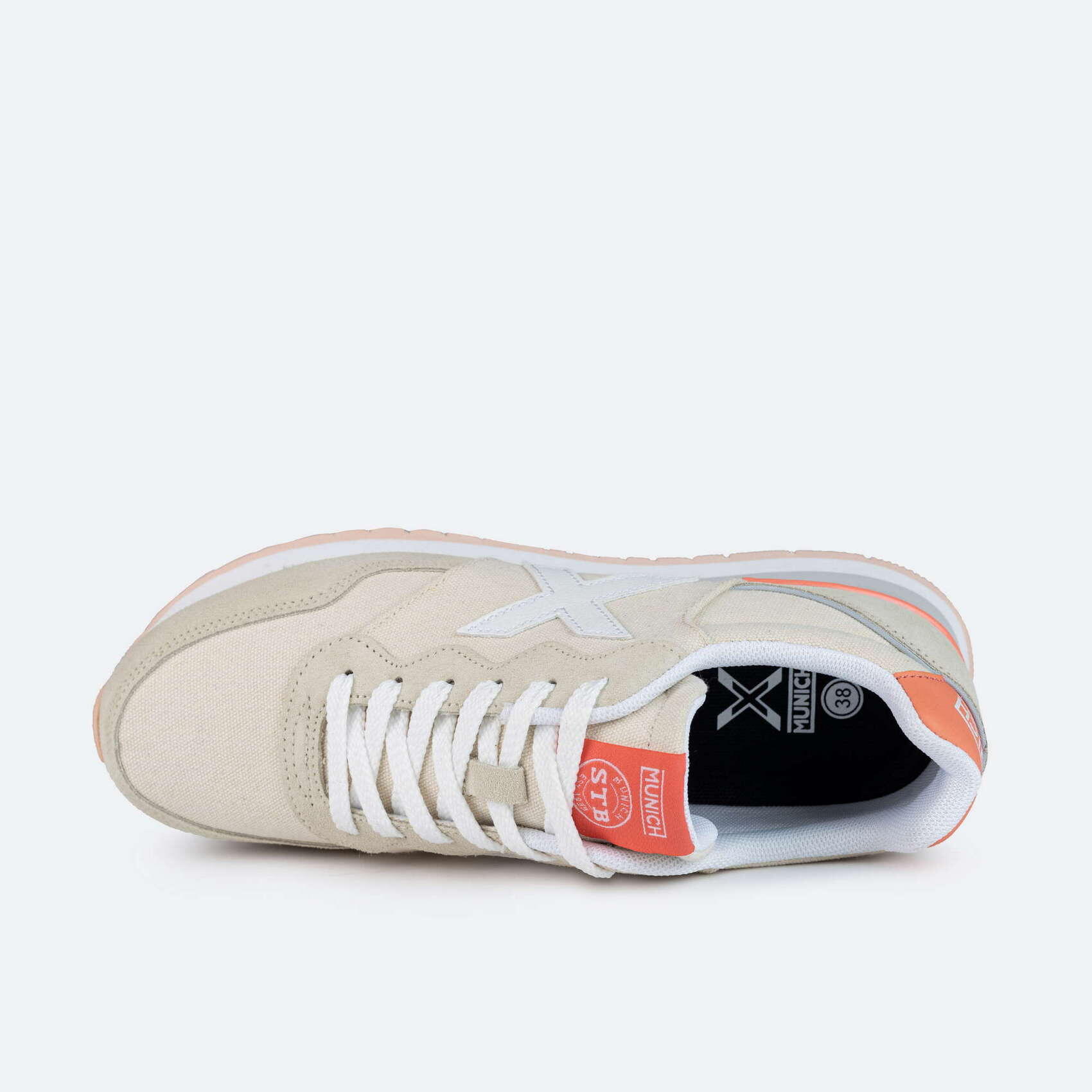 Zapatillas mujer Munich Dash Woman Beis 3/5